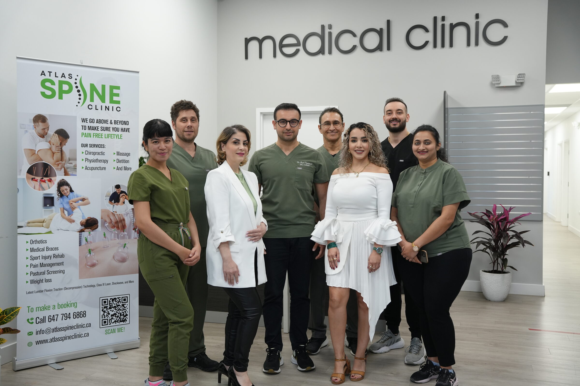 The Atlas Spine Clinic team in Scarborough